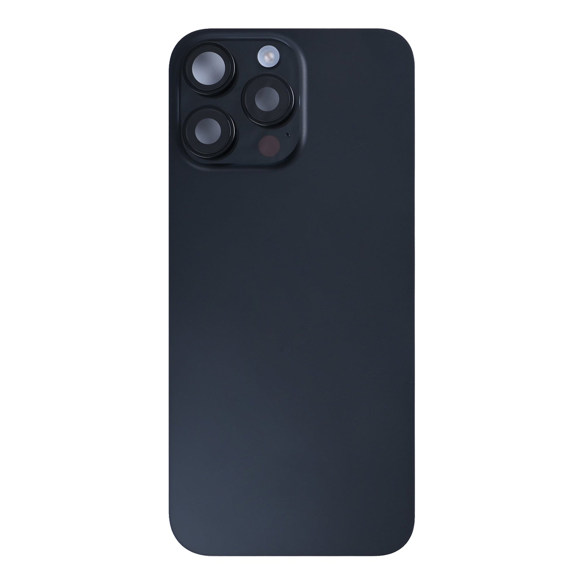For Apple iPhone 16 Pro Max Back Glass With NFC, Enlarged Camera Frame Black Titanium Pulled