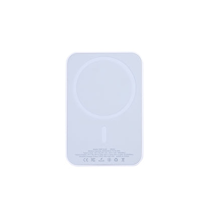 For Apple iPhone 12, 13, 14, 15, 16, 17 Series Battery Pack Magnetic Charging 15W 5000mAh White