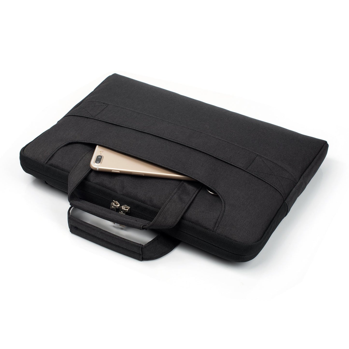 Laptop Sleeve Bag With Shoulder Strap 15, 16.2 inch Black