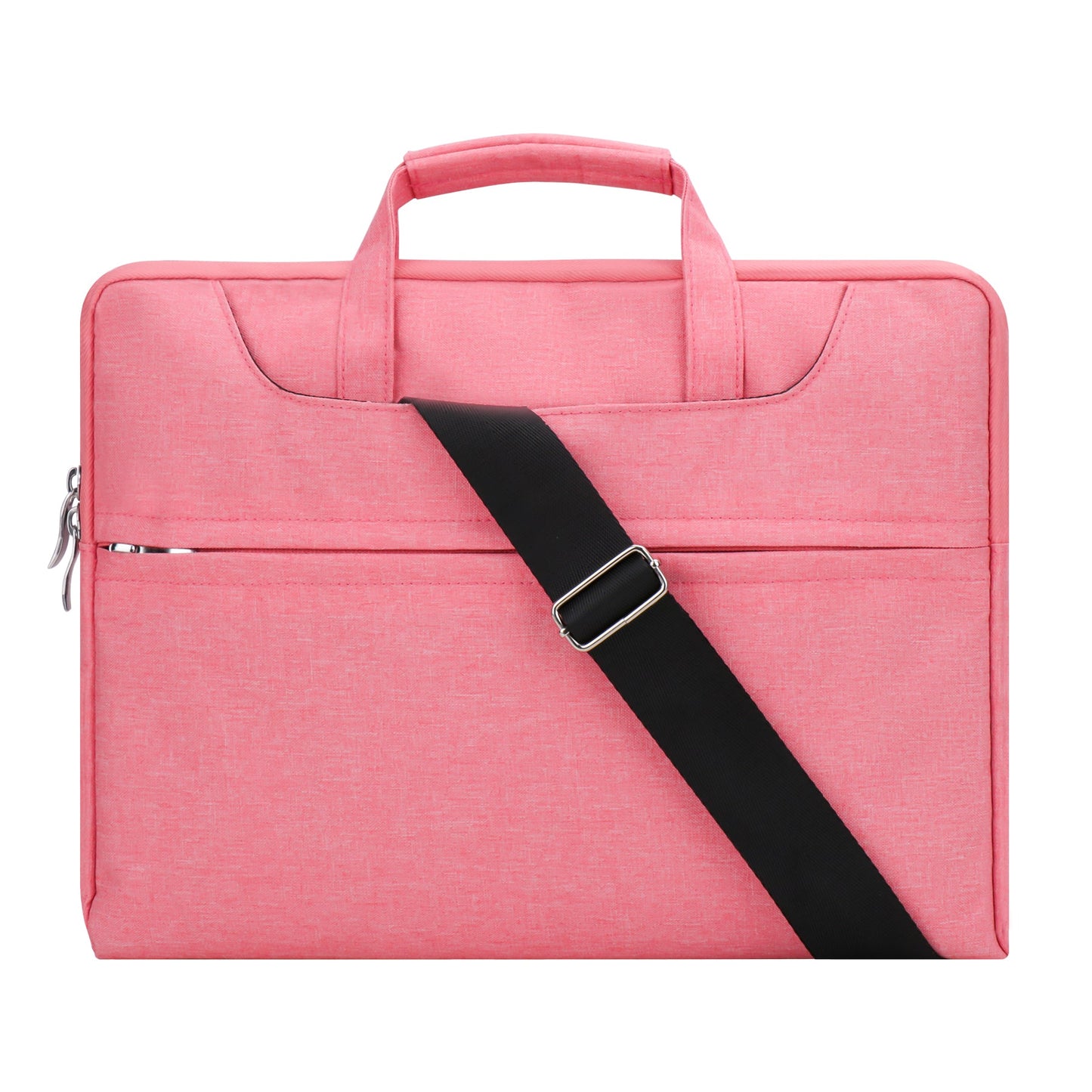 Laptop Sleeve Bag With Shoulder Strap 15, 16.2 inch Pink