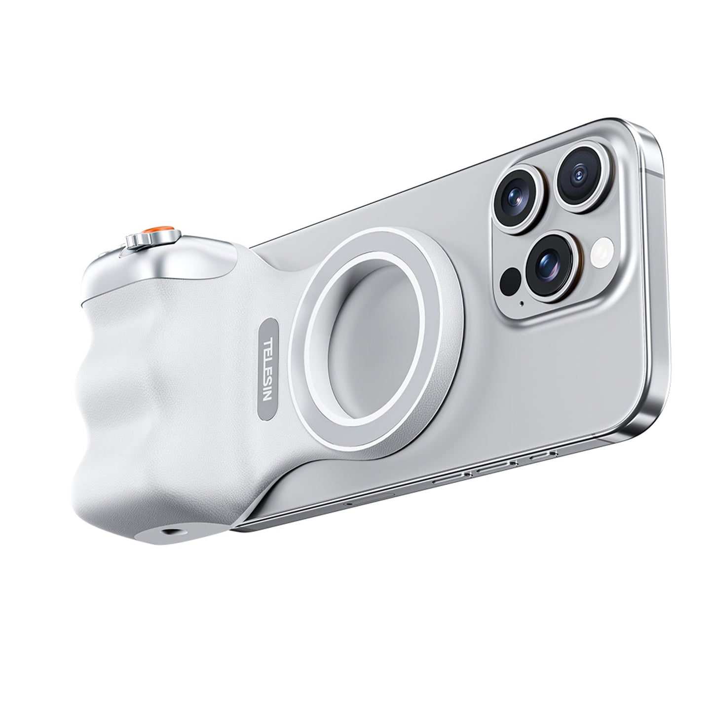 TELESIN Fun Shot Magnetic Grip White
