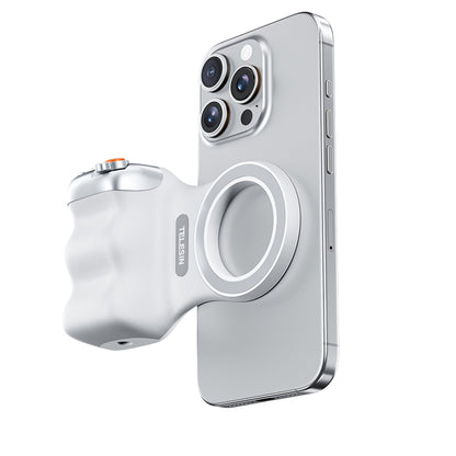 TELESIN Fun Shot Magnetic Grip White