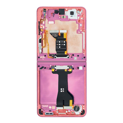 Samsung Galaxy Z Flip7 F766B Main Display And Digitizer With Frame Coral Red Service Pack