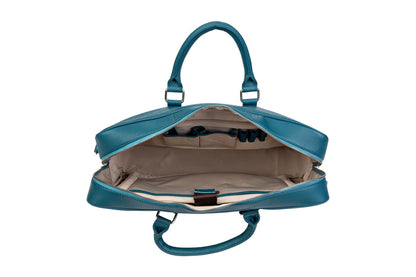 BLUCACTUS OB1002GR Leather Office Bag Green