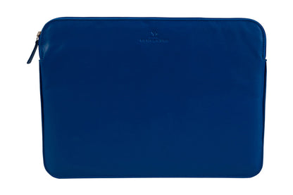 BLUCACTUS LS1004BL Leather Laptop Sleeve 14 inch Blue