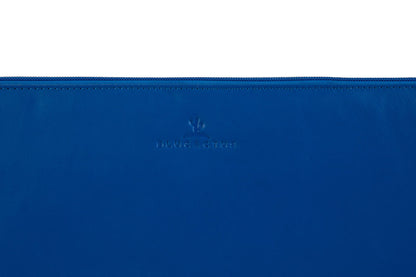 BLUCACTUS LS1004BL Leather Laptop Sleeve 14 inch Blue