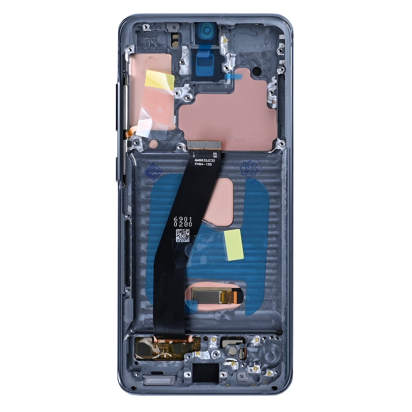 Samsung Galaxy S20 5G G981F Display And Digitizer With Frame Cosmic Grey Soft-OLED
