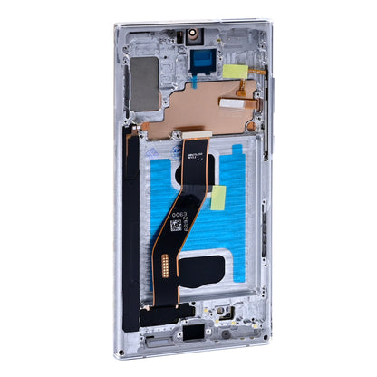 Samsung Galaxy Note 10 Plus N975F Display And Digitizer With Frame Aura White Soft-OLED