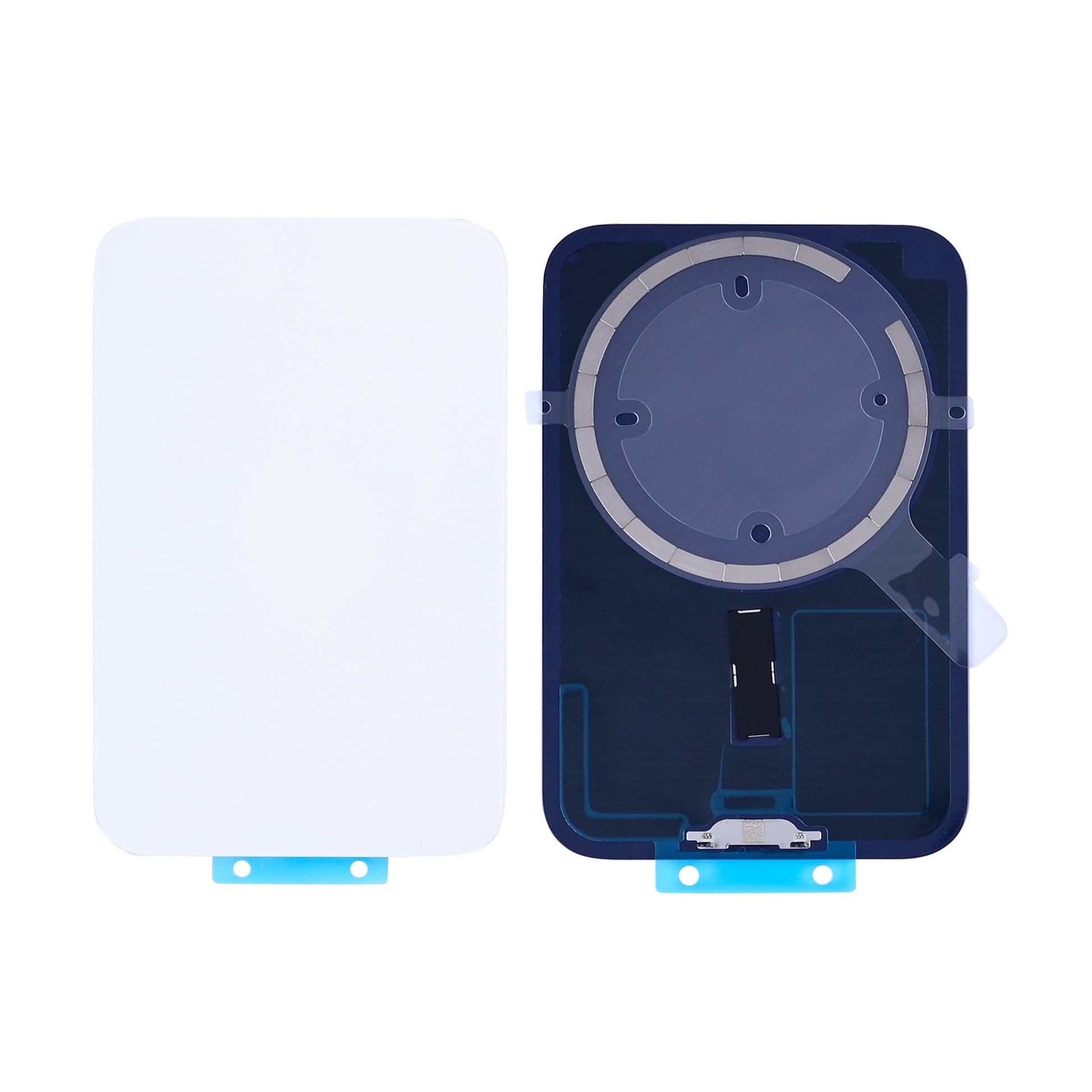 For Apple iPhone 17 Pro Back Glass Without NFC Silver Compatible