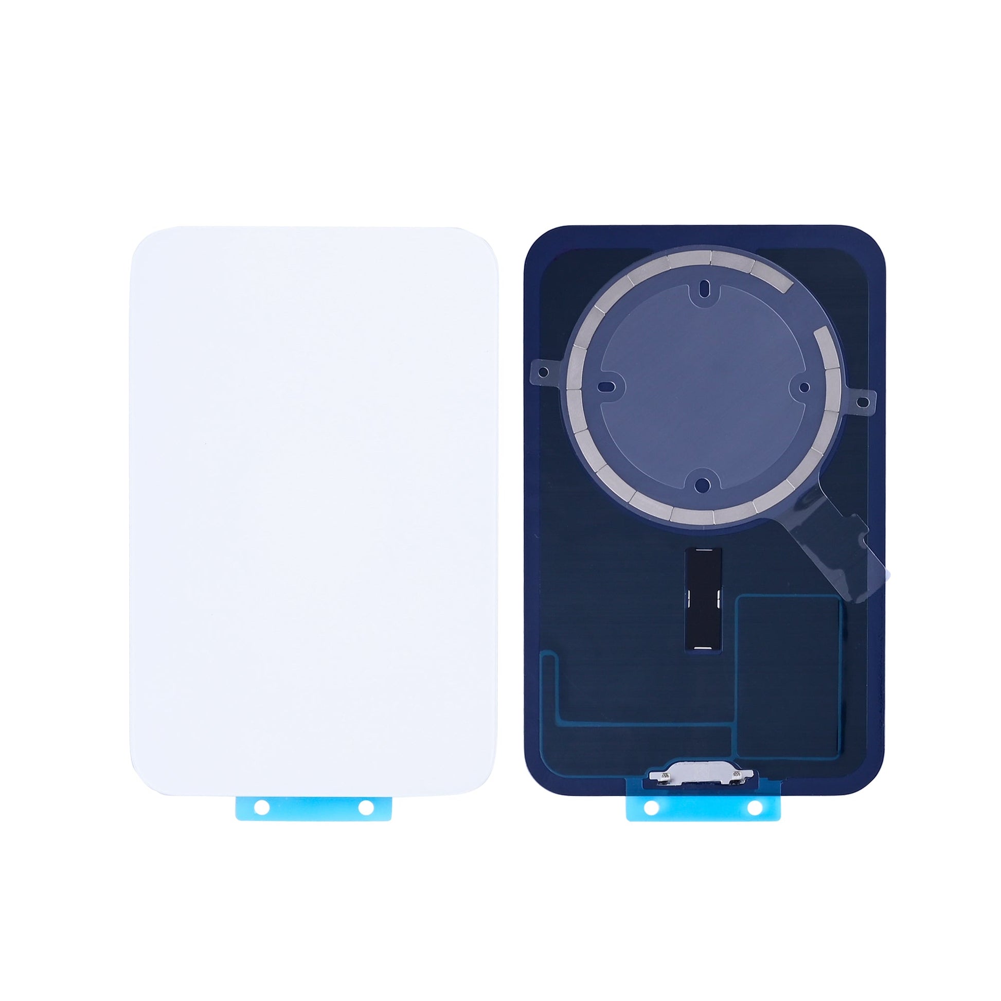 For Apple iPhone 17 Pro Max Back Glass Without NFC Silver Compatible