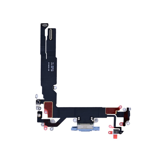 For Apple iPhone 17 System Charging Flex Mist Blue Pulled