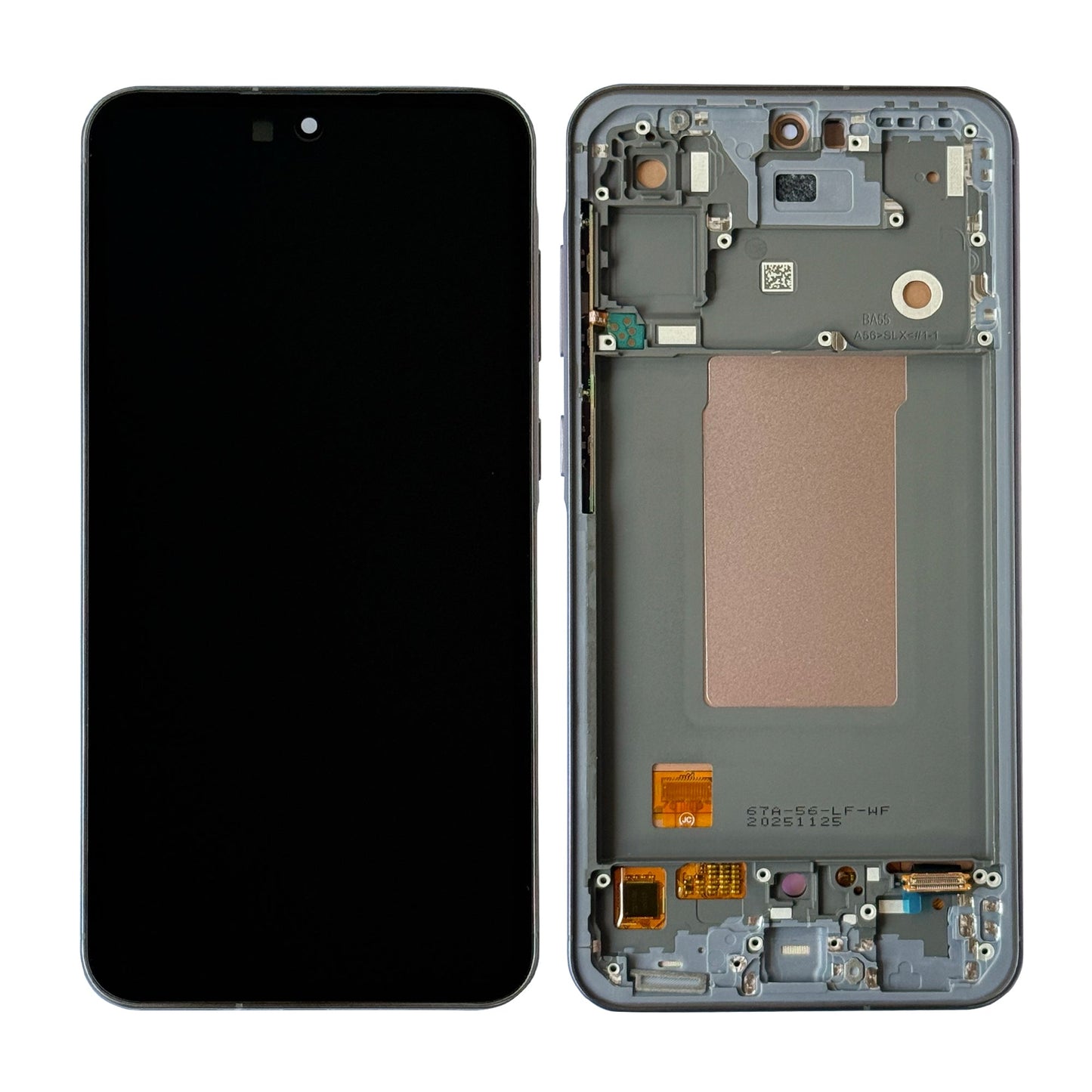 Samsung Galaxy A56 A566B Display And Digitizer With Frame Graphite Soft-OLED