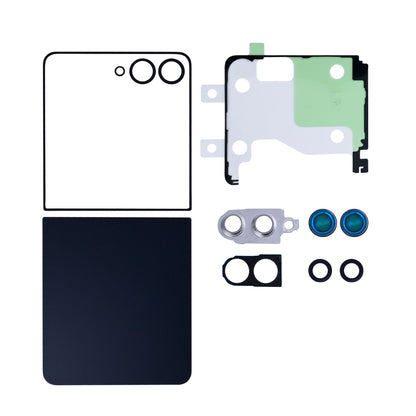 Samsung Galaxy Z Flip7 F741B Back Cover Set With Lens Jet Black OEM