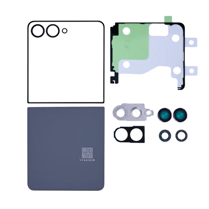 Samsung Galaxy Z Flip7 F766B Back Cover Set With Lens Coral Red OEM