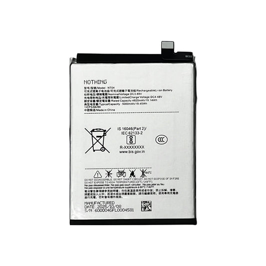 Nothing Phone 2a, 2a Plus, 3a, CMF Phone 2Pro Battery NT04 OEM