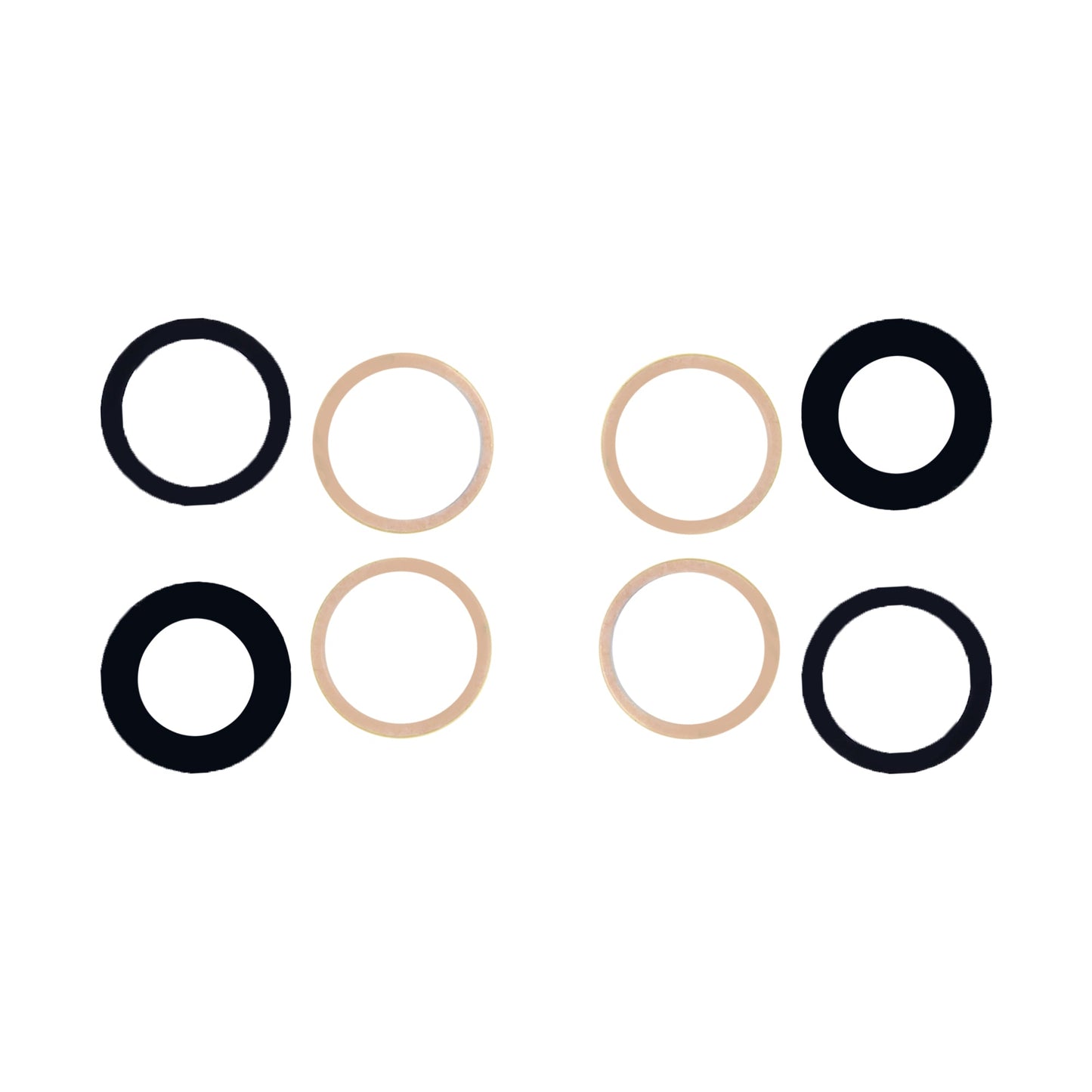 For Apple iPhone 17 Camera Lens Cover Set Black OEM