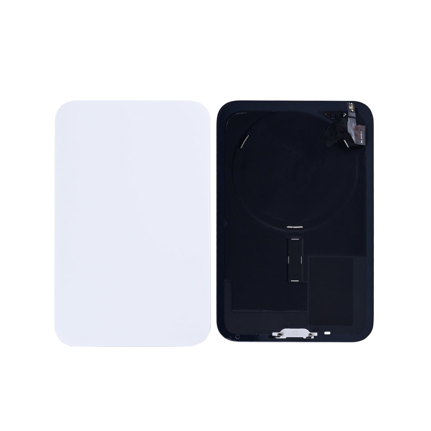 For Apple iPhone 17 Pro Max Back Glass With NFC Silver Pulled