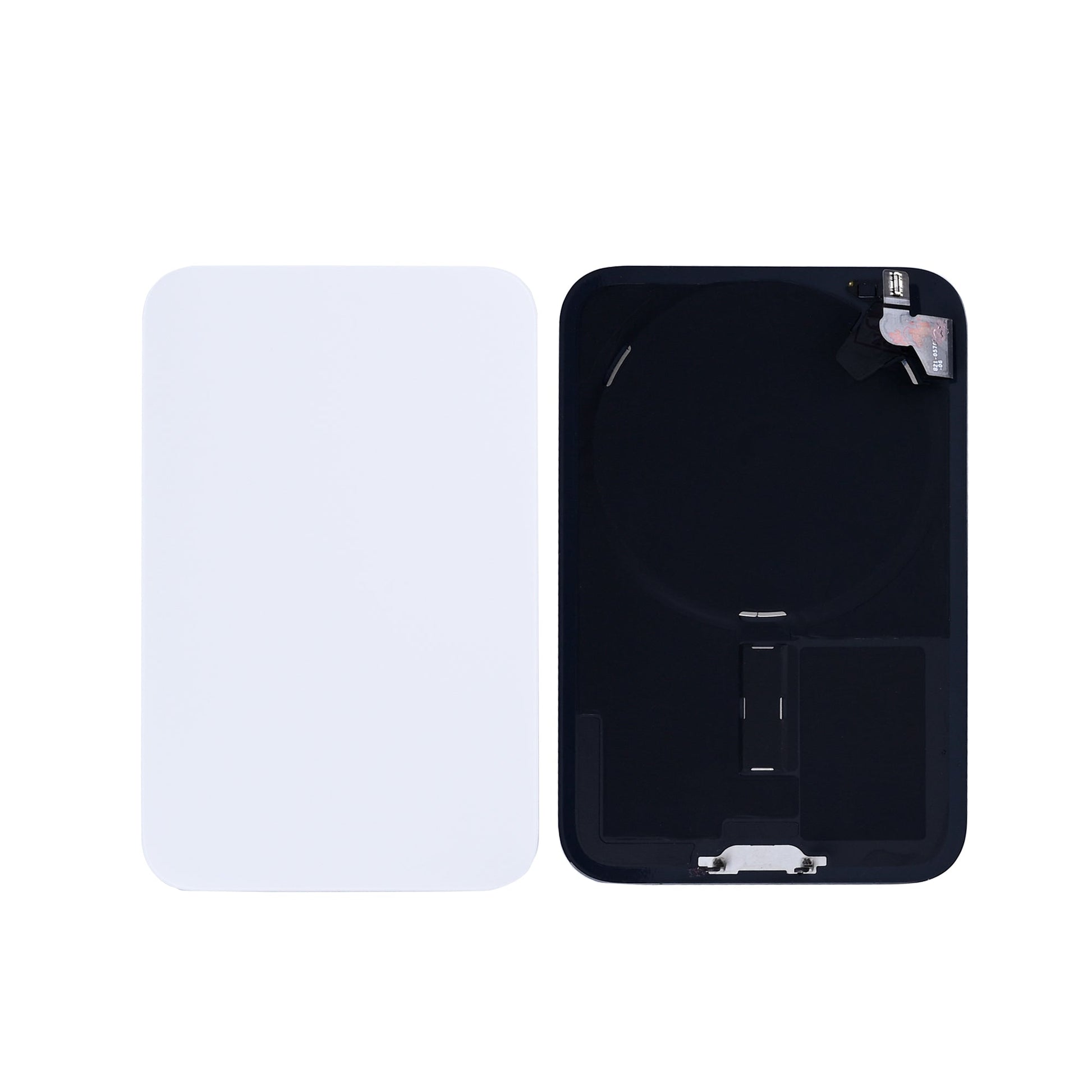 For Apple iPhone 17 Pro Back Glass With NFC Silver Pulled