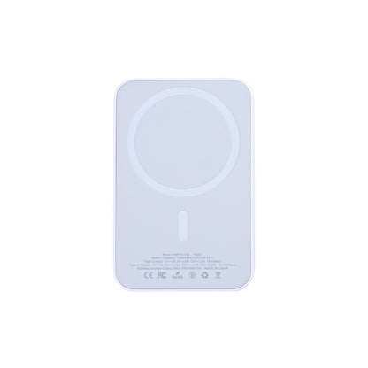 For Apple iPhone 12, 13, 14, 15, 16, 17 Series Battery Pack Magnetic Charging 15W 10000mAh White