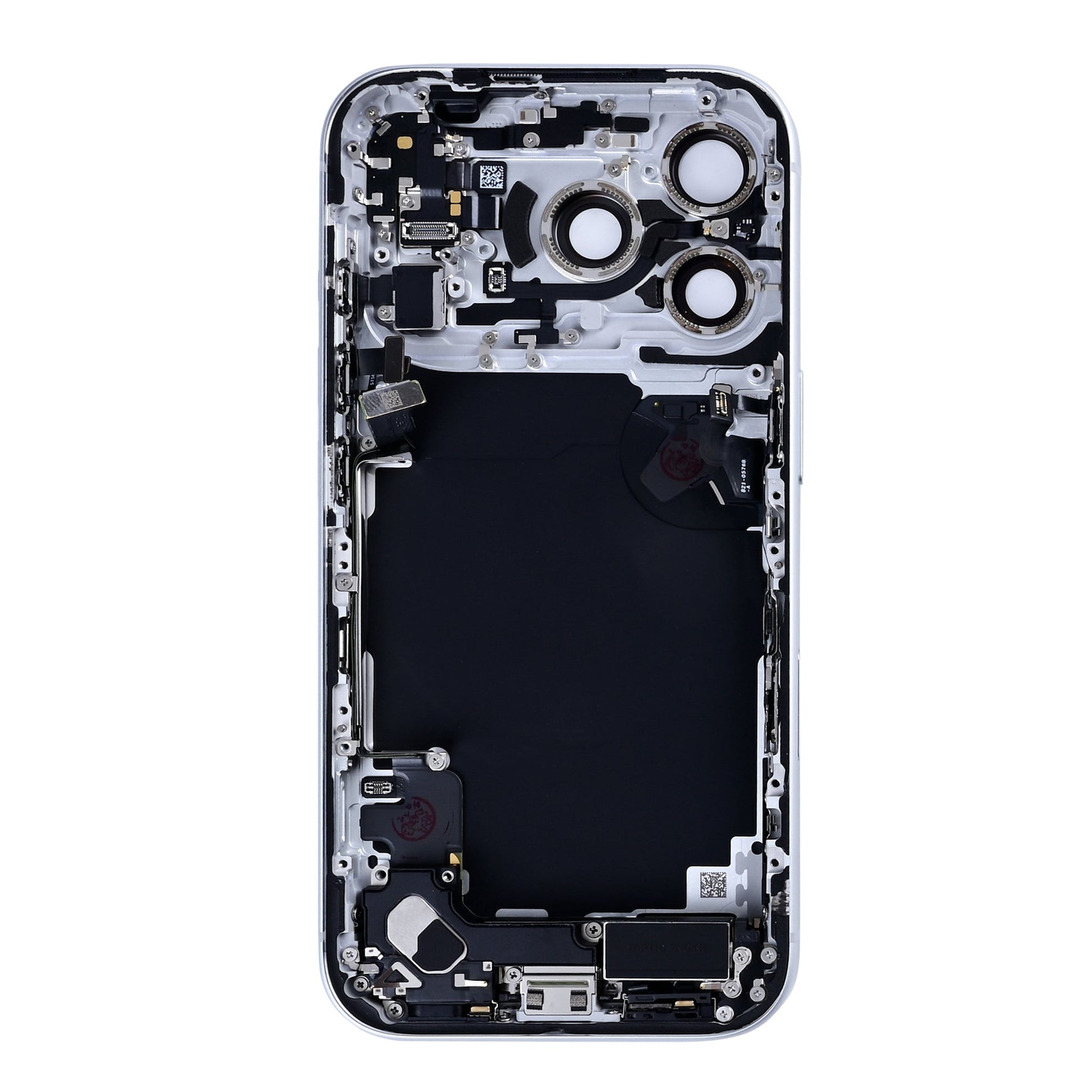 For Apple iPhone 17 Pro Housing With Small Parts Silver Pulled