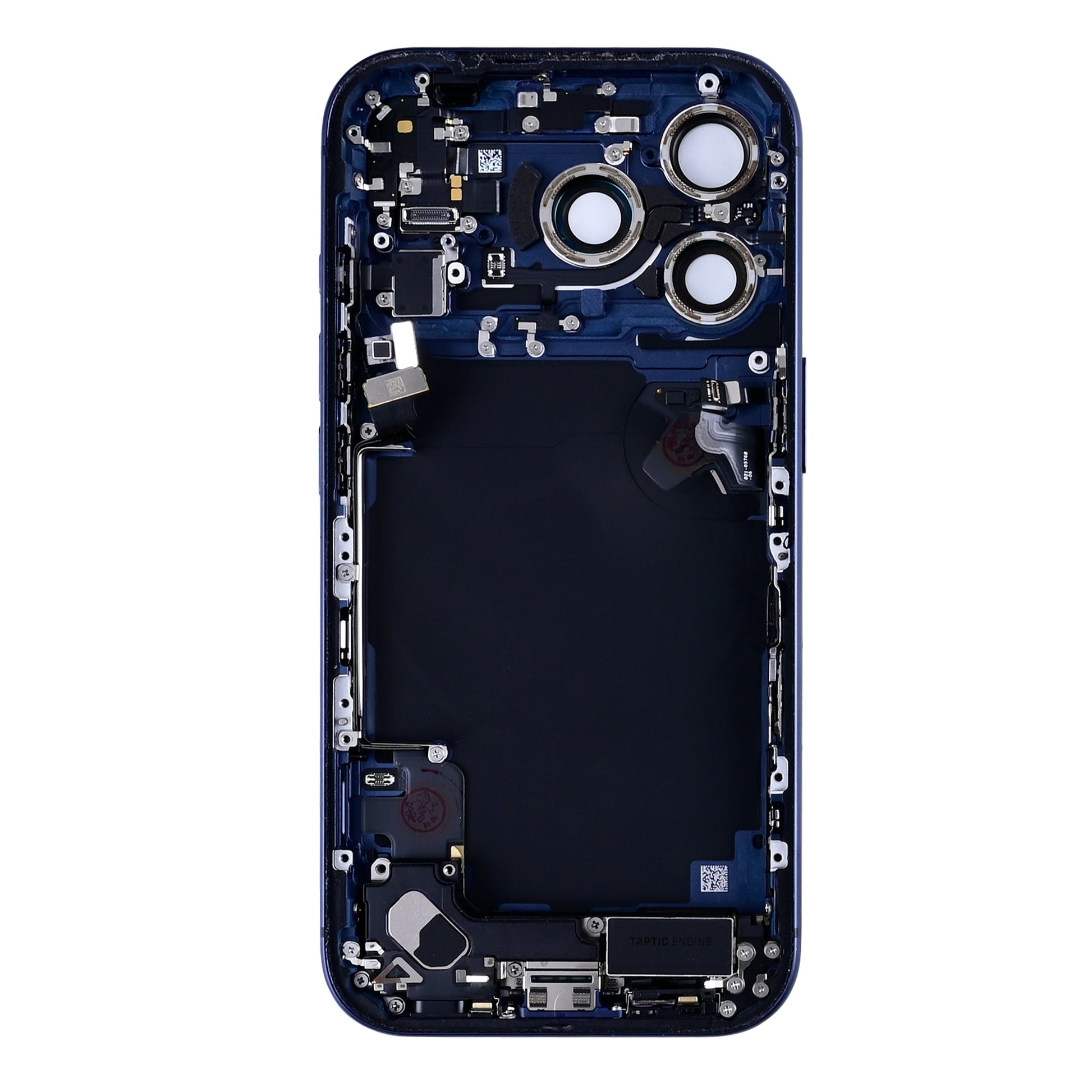 For Apple iPhone 17 Pro Housing With Small Parts Deep Blue Pulled