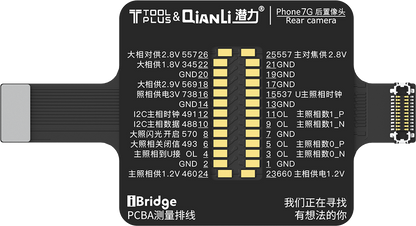 QIANLI Rear Camera Replacement FPC iBridge Toolplus For Apple iPhone 7G
