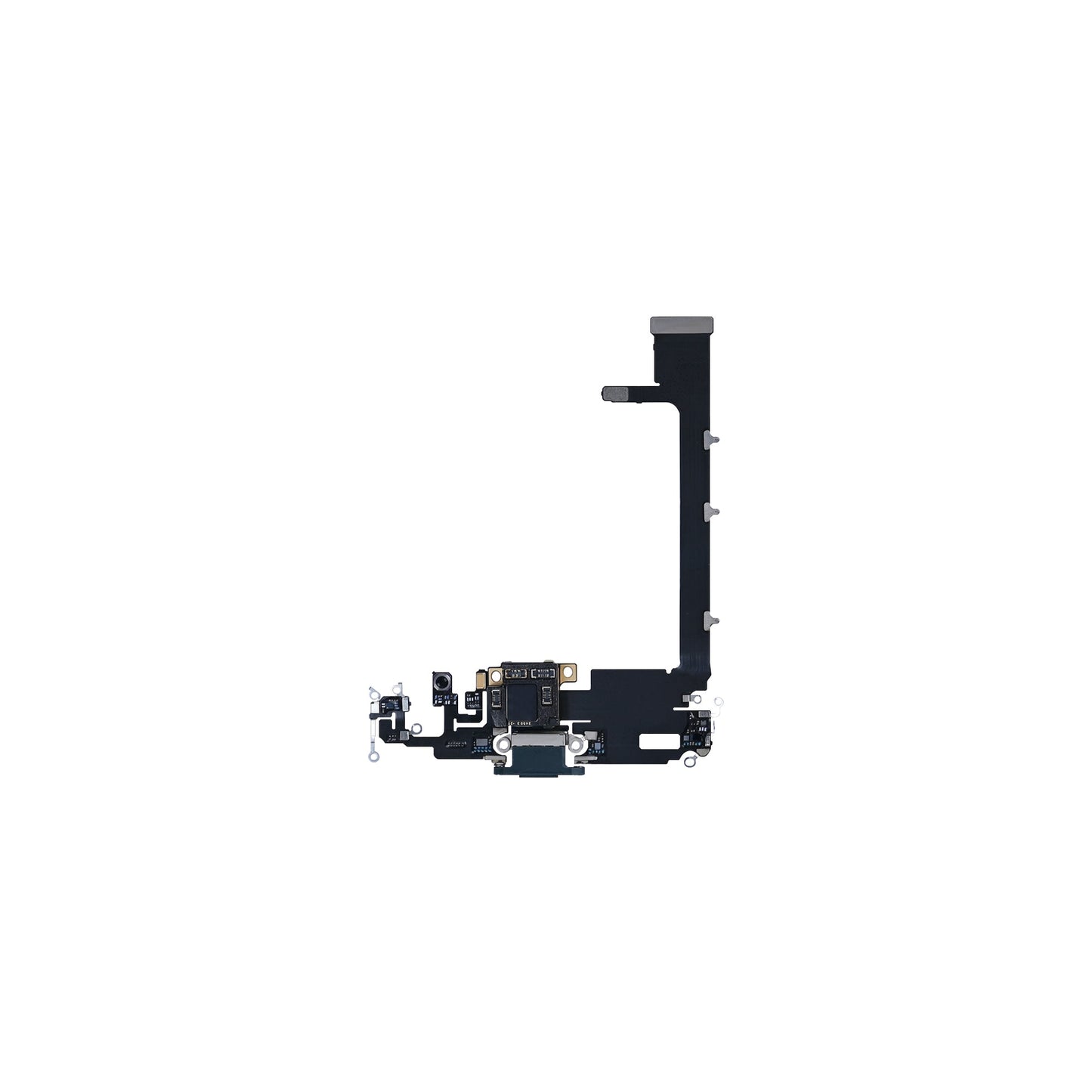 For Apple iPhone 11 Pro Max System Charging Flex Matte Midnight Green Pulled
