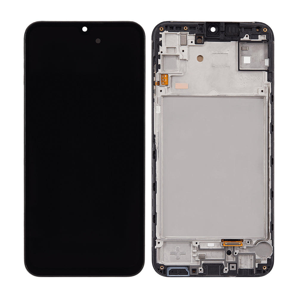 Samsung Galaxy A15 A155F, A15 5G A156B Display And Digitizer With Frame Brave Black Soft-OLED