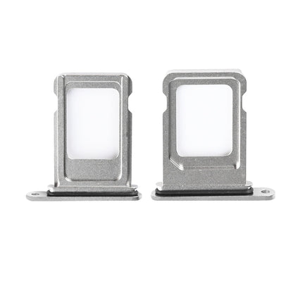 For Apple iPhone 15 Pro, 15 Pro Max Sim Card Holder Titanium White Pulled
