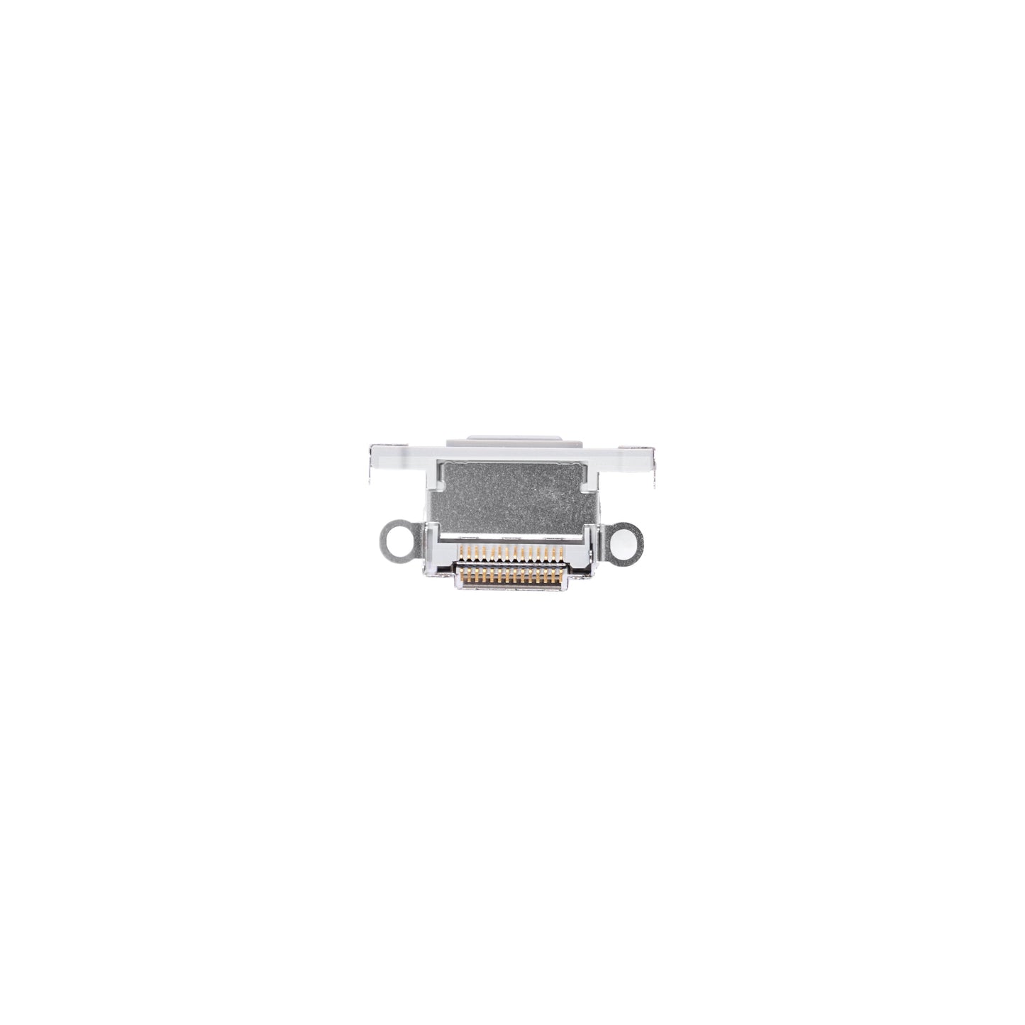 For Apple iPhone 15 Pro, 15 Pro Max System Charging Port White Titanium Pulled