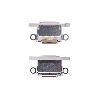 For Apple iPhone 15 Pro, 15 Pro Max System Charging Port Natural Titanium Pulled