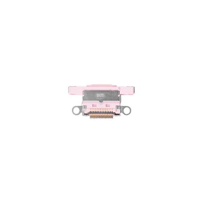 For Apple iPhone 15, 15 Plus System Charging Port Pink Pulled