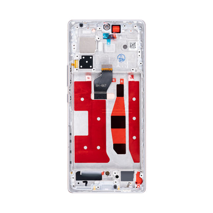 Honor 70 Display And Digitizer With Frame Crystal Silver OEM