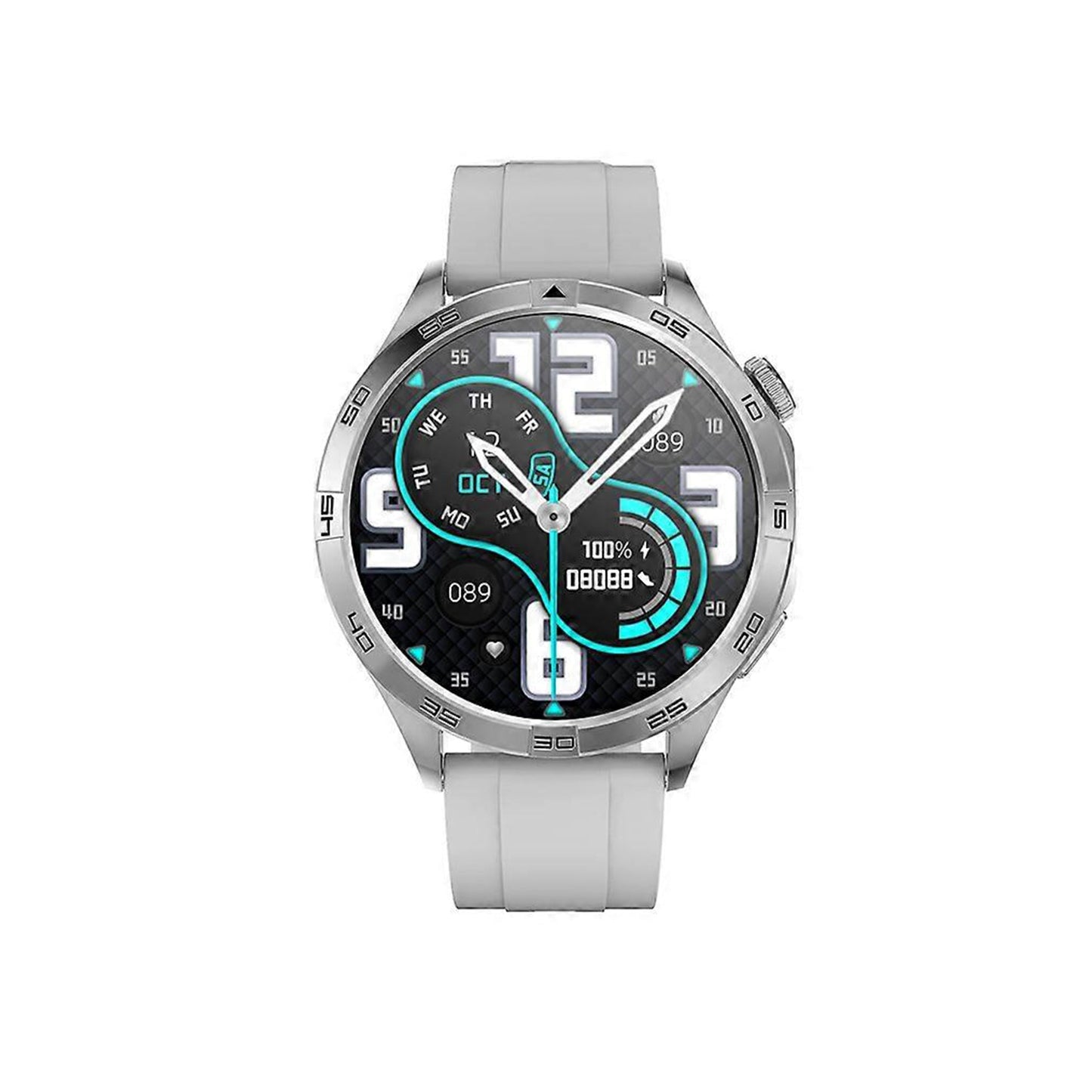 DTNO 1 DT5 Mate Smart Watch Silver