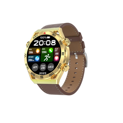 DTNO 1 DT Ultra Mate Smart Watch Silver, Gold