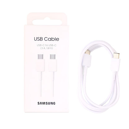 Samsung EP-DX310JWEGEU USB-C To USB-C Data Cable 180cm 3A White Original Retail Box