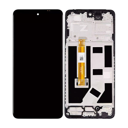 Oppo A2 Display And Digitizer With Frame Black OEM