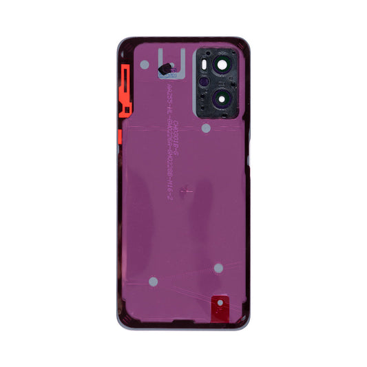 Oppo A76 Back Cover With Lens Glowing Black OEM