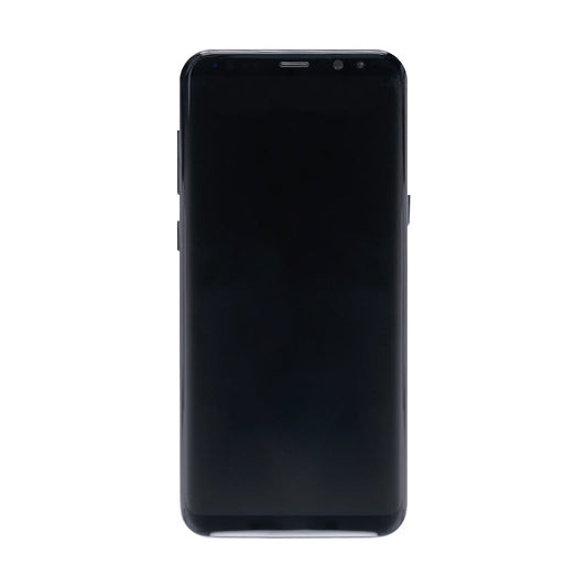 Samsung Galaxy S8 Plus G955F Display And Digitizer With Frame Midnight Black Refurbished