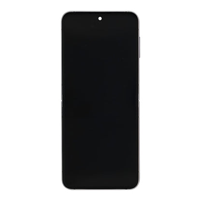 Samsung Galaxy Z Flip6 F741B Main Display And Digitizer With Frame Silver Shadow Service Pack