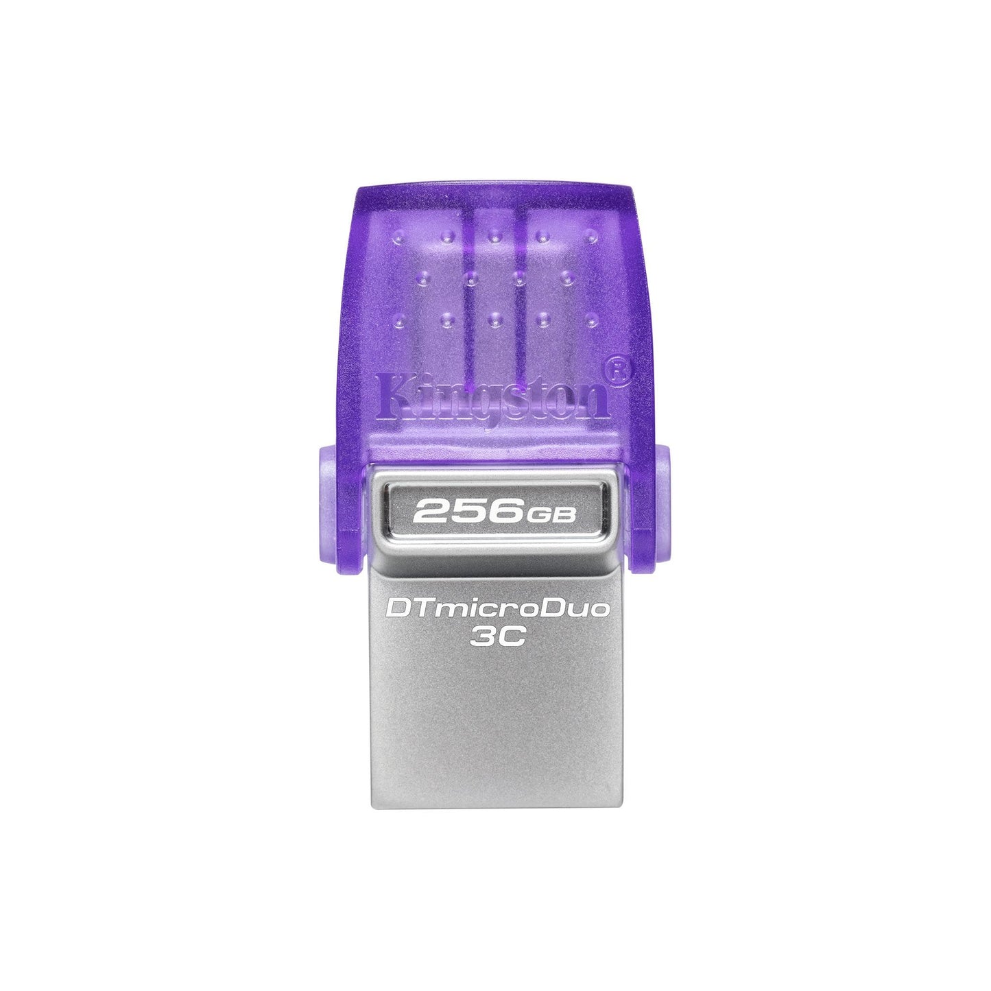 Kingston 256GB DataTraveler MicroDuo 3C 200MB/s Dual USB-A And USB-C Flash Drive Silver