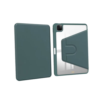 PU Leather Protective Case For Apple iPad Air 13 inch (2024) Midnight Green