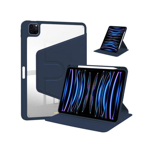 PU Leather Protective Case For Apple iPad Pro 11 inch (2024) Dark Blue