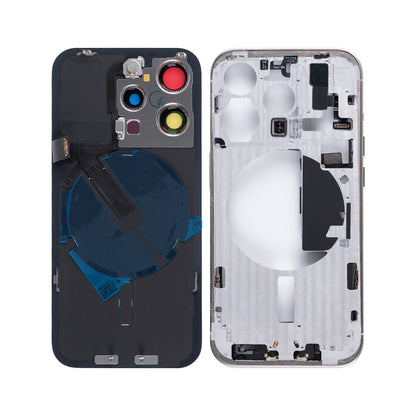 For Apple iPhone 15 Pro Housing With Small Parts White Titanium OEM