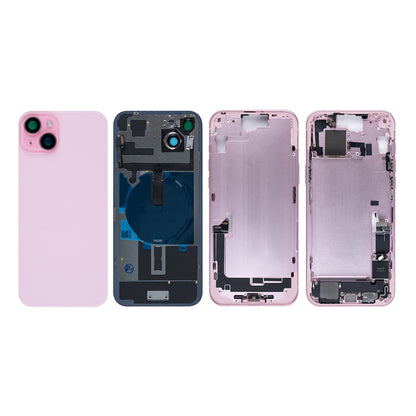 For Apple iPhone 15 Plus Housing With Small Parts Pink OEM