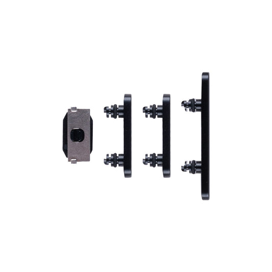 For Apple iPhone 15, 15 Plus Side Button Set Black Pulled (4pcs）