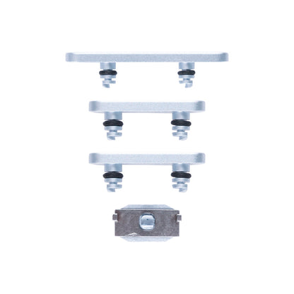 For Apple iPhone 15, 15 Plus Side Button Set Blue Pulled (4pcs）