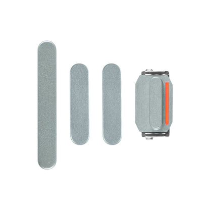 For Apple iPhone 15, 15 Plus Side Button Set Green Pulled (4pcs）