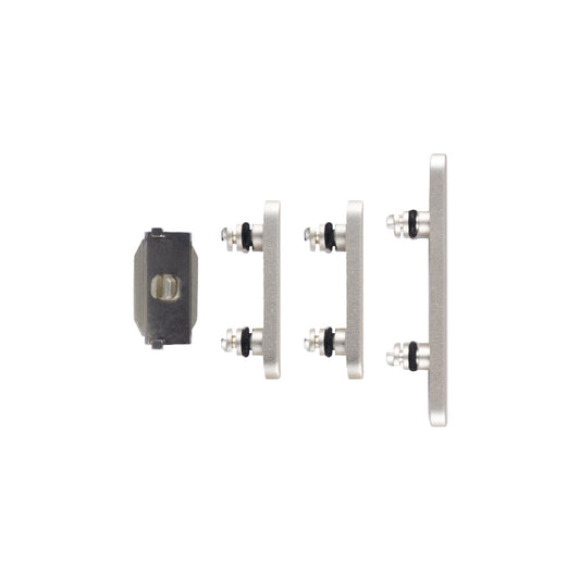 For Apple iPhone 15, 15 Plus Side Button Set Yellow Pulled (4pcs）