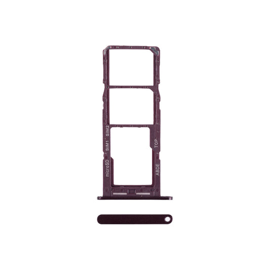 Samsung Galaxy A24 4G A245F Sim Card Holder Dark Red OEM
